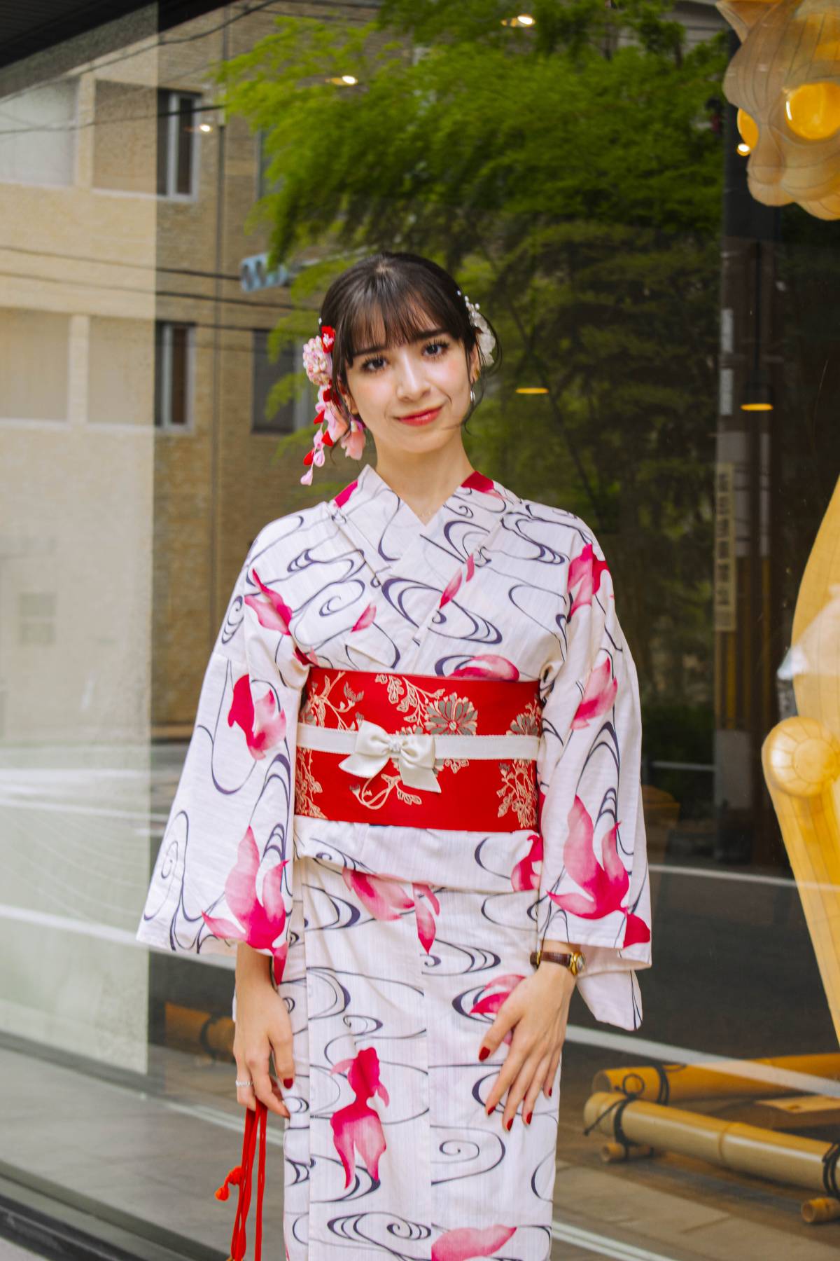 guest from USA - kimono memories, yukata experience, kimono fashion