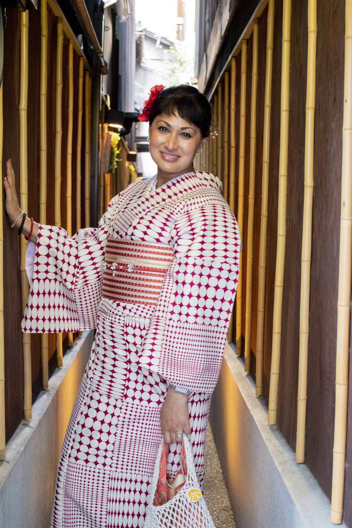 Guest From USA - kimono street style, kiyomizu temple kimono, japanese culture