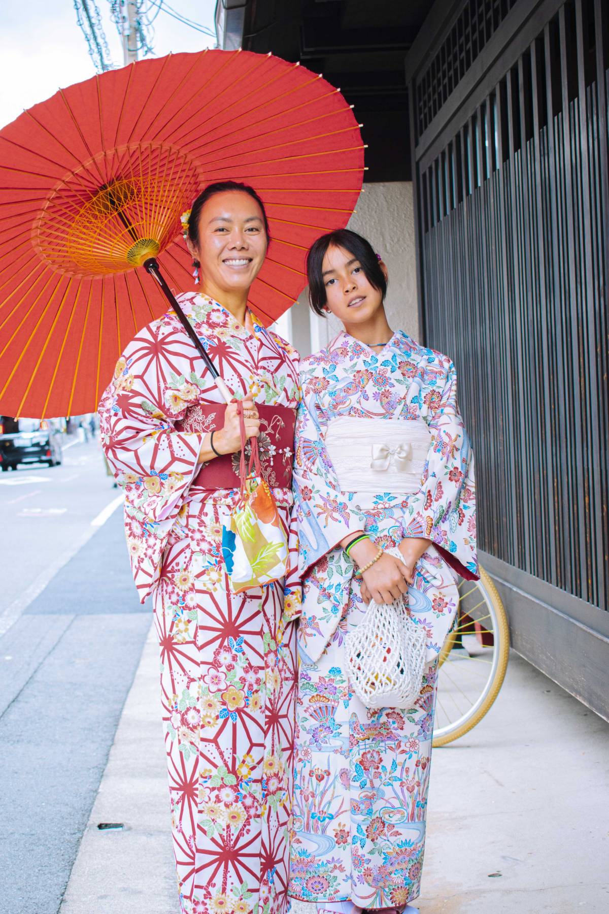 Guest From USA - family kimono, kimono rental service, kimono street style