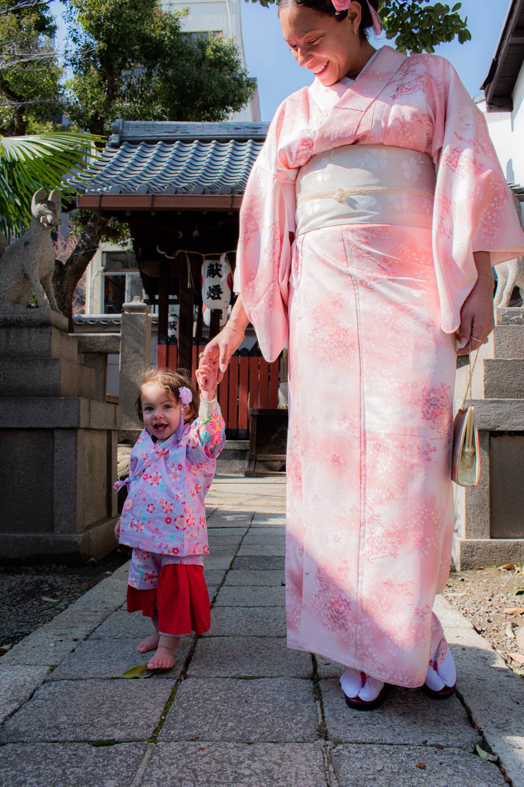 Happy birthday Halo - gion kimono, kimono rental service, cherry blossom kimono