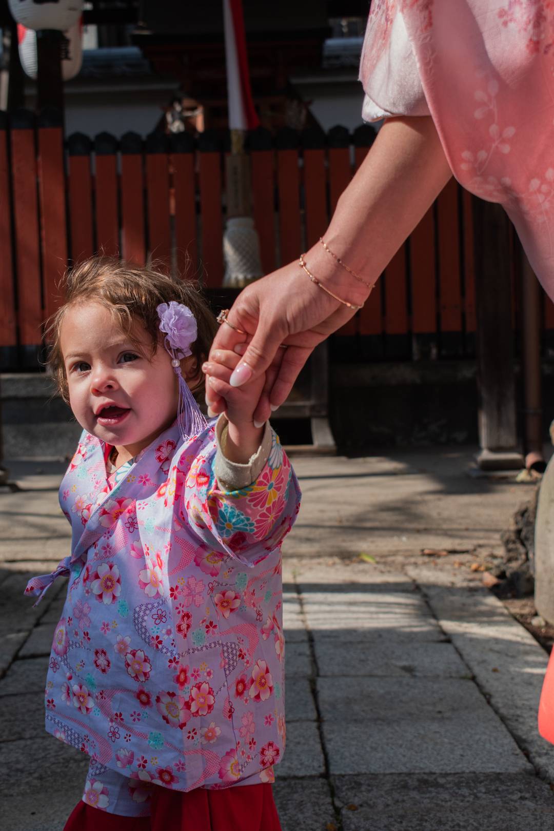 Happy birthday Halo - kimono rental kyoto, arashiyama kimono, cherry blossom kimono