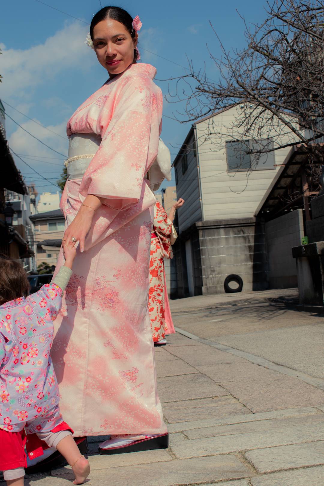 Happy birthday Halo - bamboo forest kimono, japanese culture, gion kimono