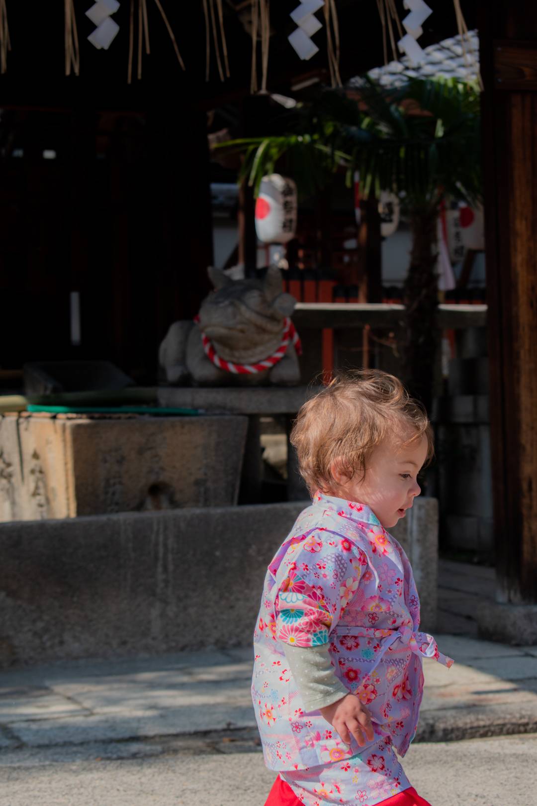 Happy birthday Halo - vintage kimono, kimono street style, authentic kimono