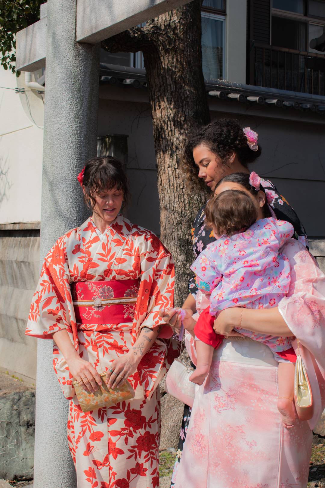 Happy birthday Halo - kimono couple, authentic kimono, kimono photography kyoto