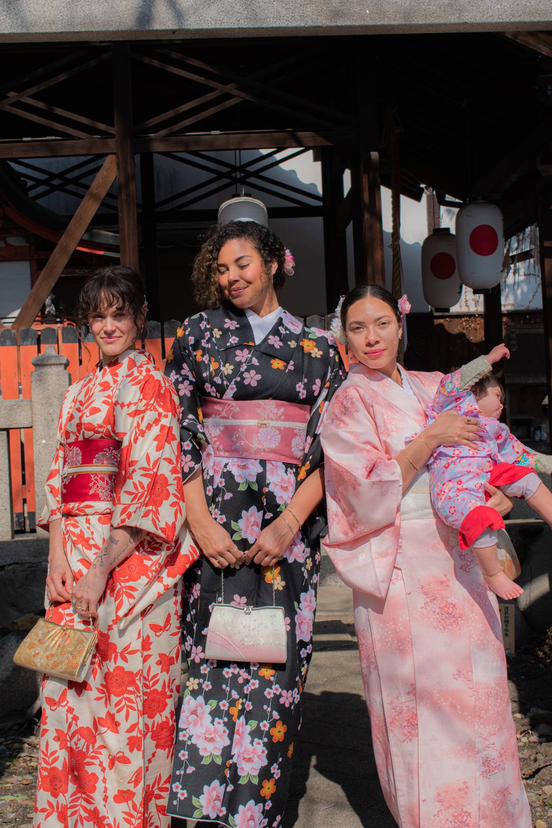 Happy birthday Halo - kimono couple, kimono tour kyoto, kimono experience