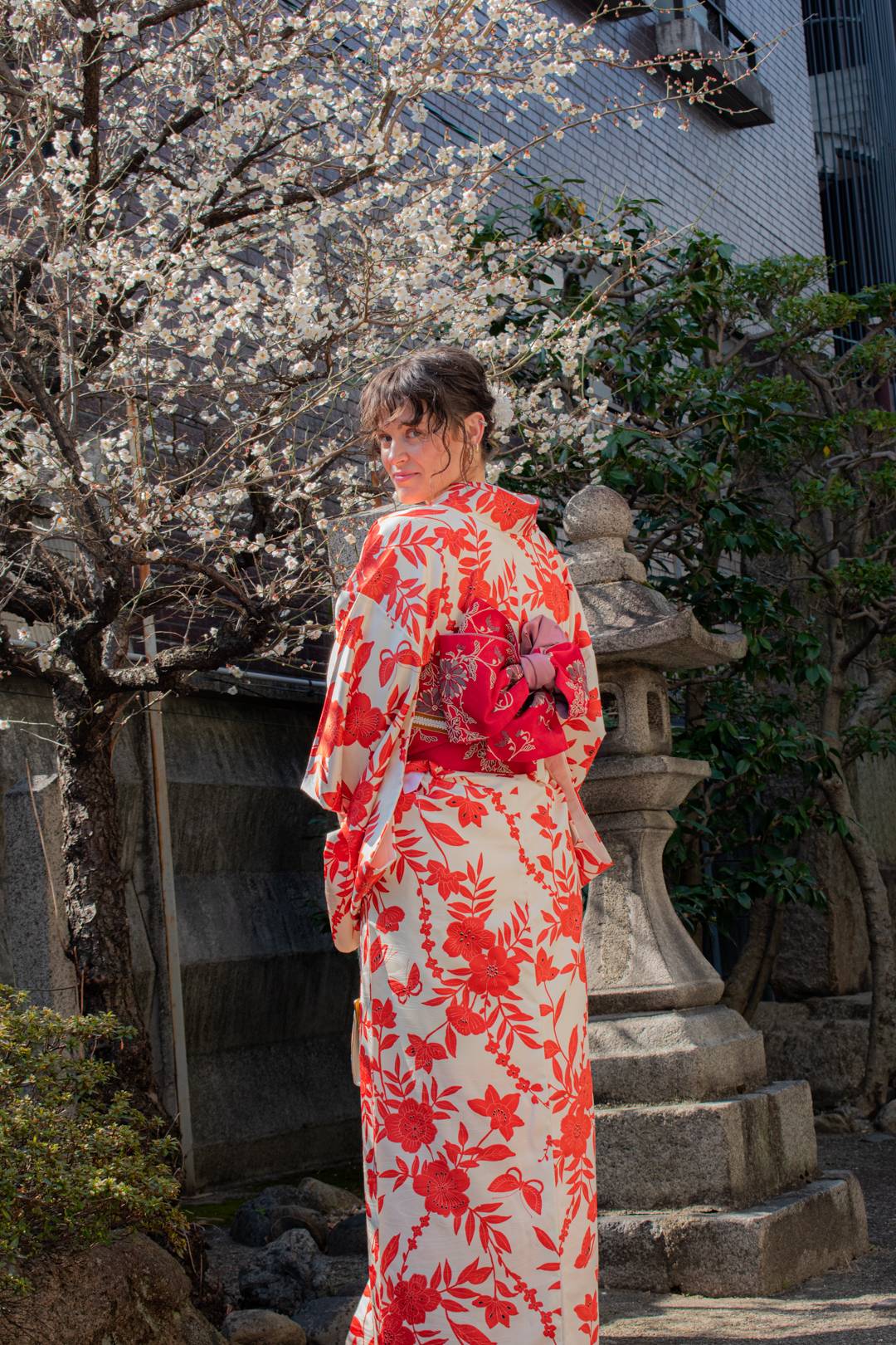 Happy birthday Halo - family kimono, kimono tour kyoto, traditional costume japan