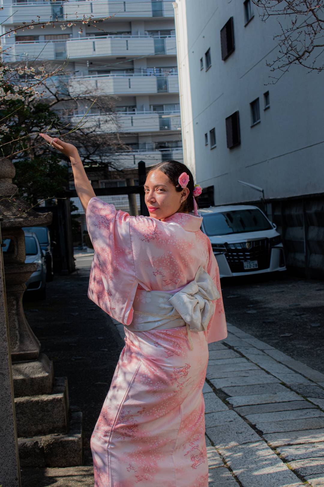 Happy birthday Halo - authentic kimono, kiyomizu temple kimono, japanese culture