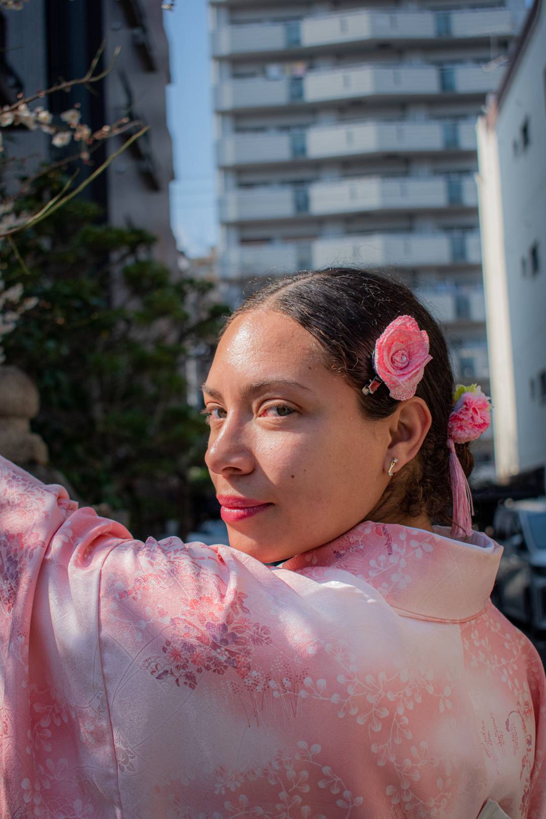 Happy birthday Halo - yukata experience, kimono rental service, bamboo forest kimono