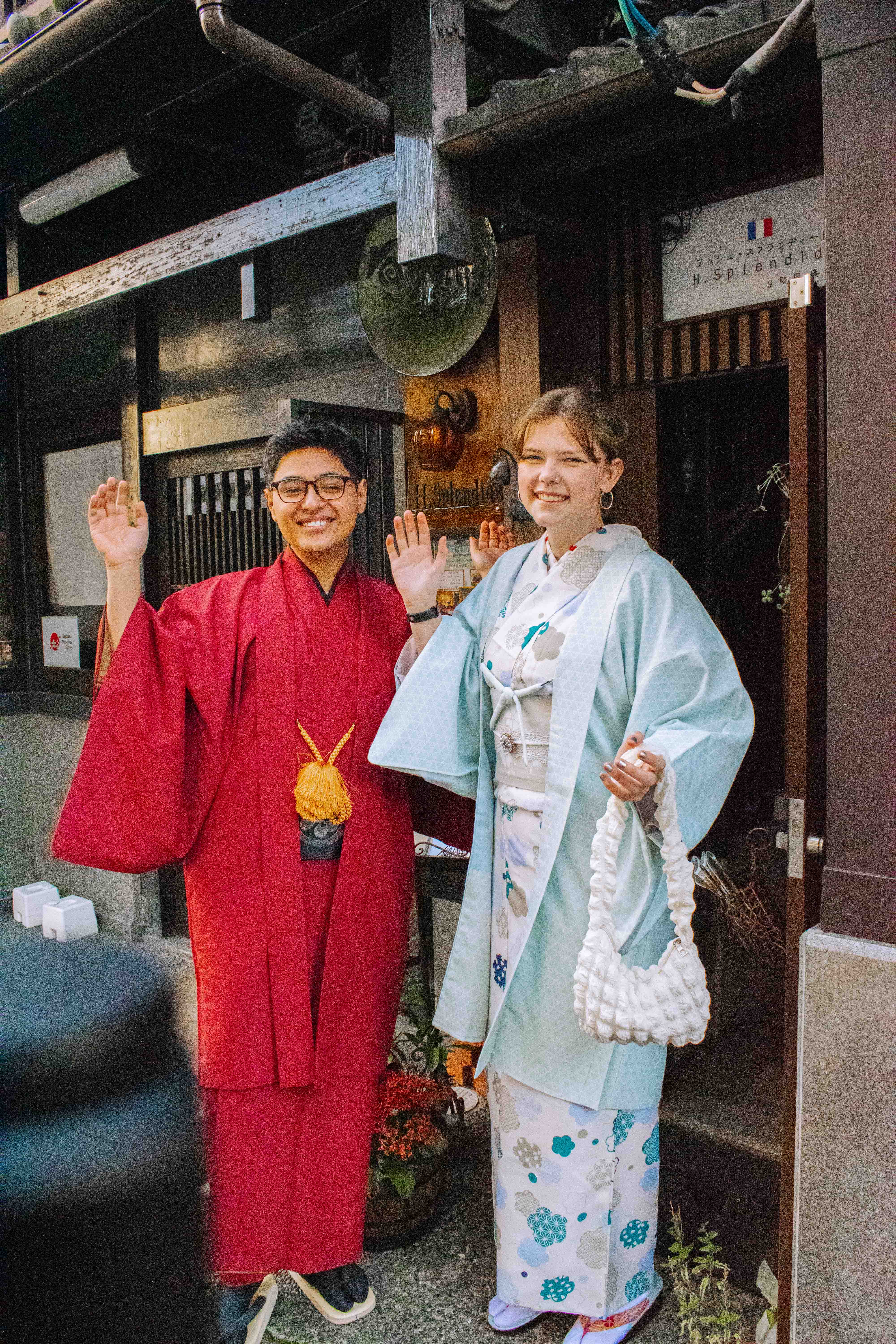 Summer yukata patterns and colors for Kyoto