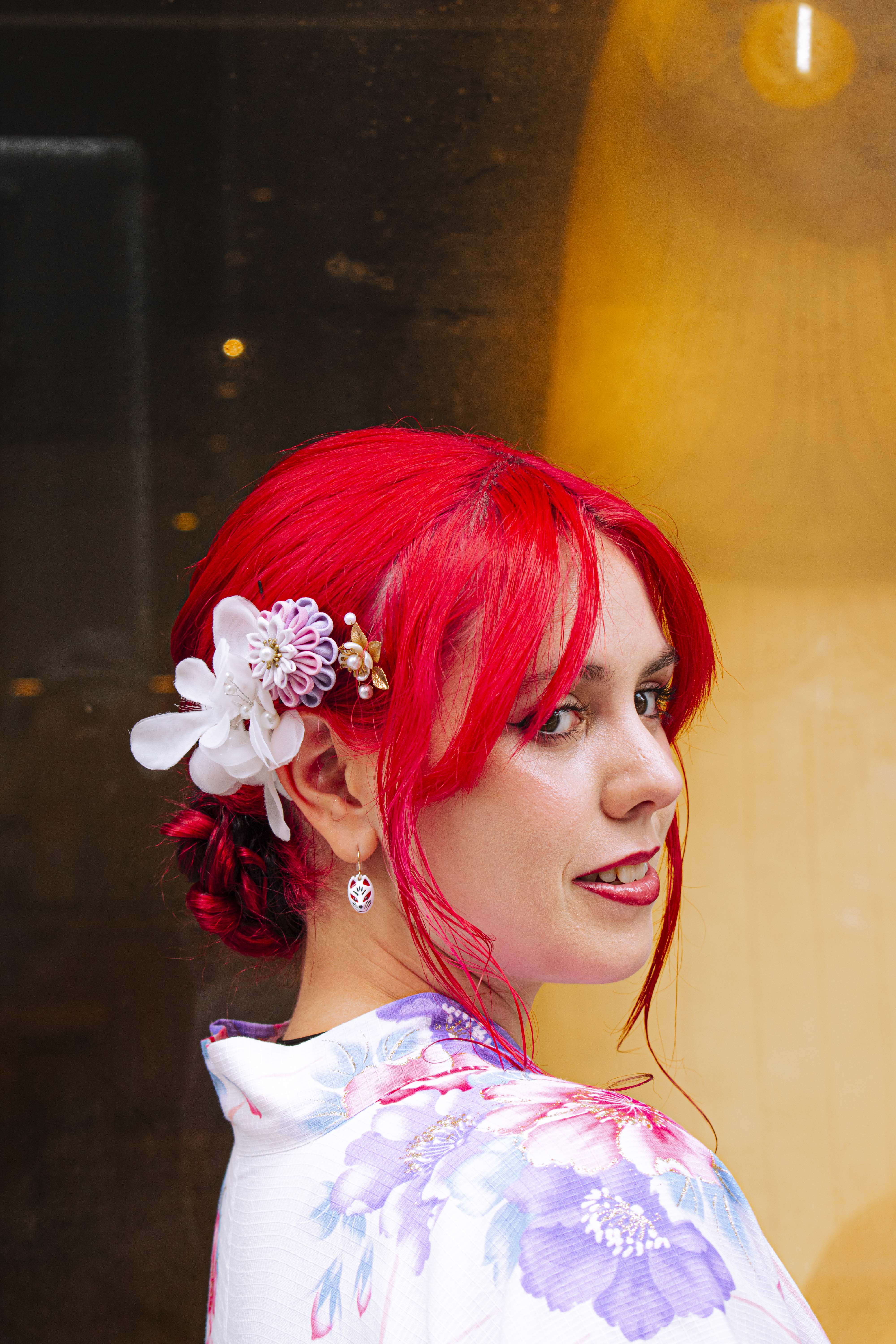 Summer cultural activities in Kyoto wearing yukata