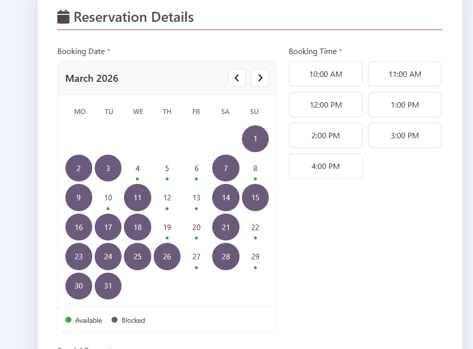 Availabilities for kimono rental